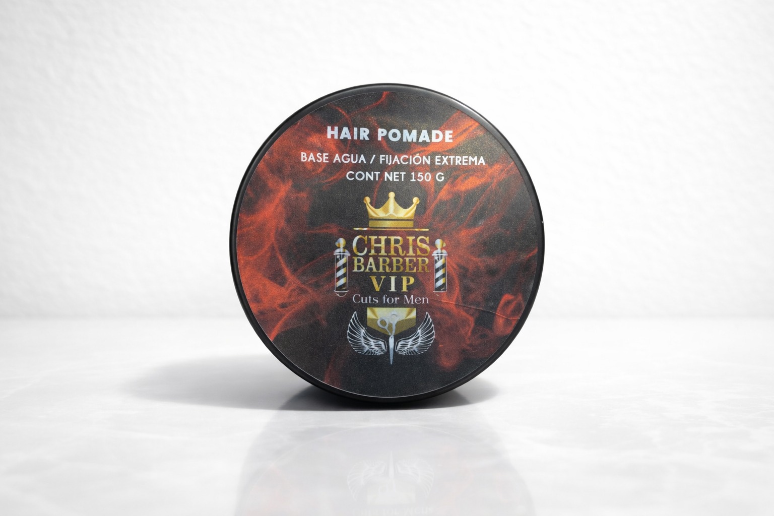 Chris VIP Pomade – Pomada Profesional Base Agua (Pack 12 pzs 150g)